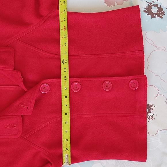 Chloe red bell sleeve copped jacket - Picture 11 of 14